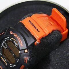 【苫小牧バナナ】美品 CASIO/カシオ G-9000R G-SHOCK MUDMAN オレンジ MUD RESIST Gショック 腕時計 稼働品♪ 苫小牧バナナ】美品 CASIO/カシオ G-9000R G-SHOCK MUDMAN オレンジ