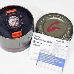 苫小牧バナナ】美品 CASIO/カシオ G-9000R G-SHOCK MUDMAN オレンジ