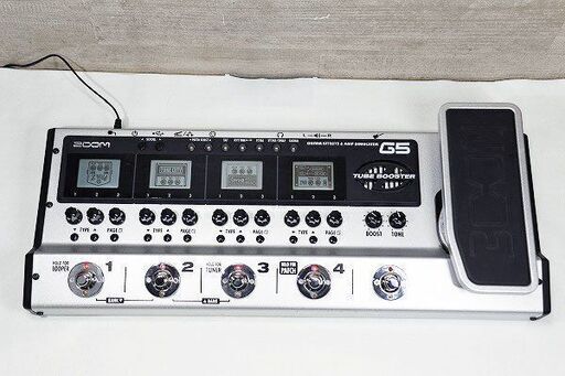 【苫小牧バナナ】動作品 ZOOM/ズーム G5 エフェクト・アンプシュミレーター ギター用 マルチエフェクター オーバードライブ♪