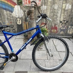 【Ｙ688】マウンテン　マルイシ　ブラックイーグル　26インチ　前後タイヤ新品　20,400円（防犯・税込）