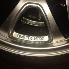 アルミホイール、タイヤ付き