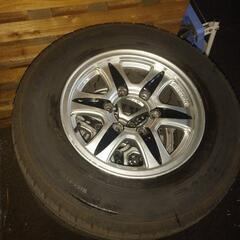 アルミホイール、タイヤ付き