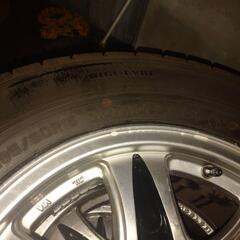 アルミホイール、タイヤ付き
