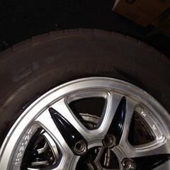 アルミホイール、タイヤ付き