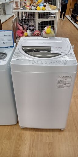 ★ジモティ割あり★ TOSHIBA 洗濯機 AW-6G6（W) 6.0kg 18年製 動作確認／クリーニング済み SJ1871