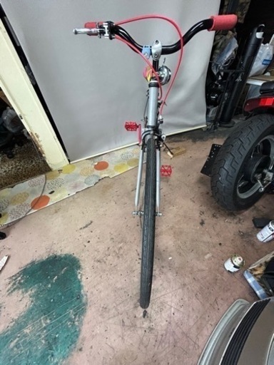 ロードバイク No.1406 ブラック 28インチ 2×7段切替 【リサイクル