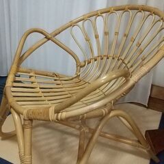 【無料】藤製の椅子