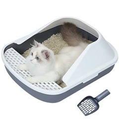 猫ちゃんトイレ　猫砂セット