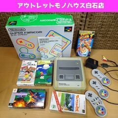 任天堂 スーパーファミコン 本体 グラディウスⅢ他 ソフト5本付...