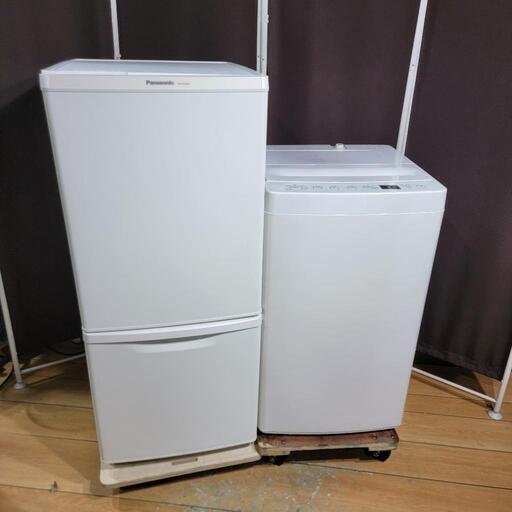 ‍♂️050513売約済み‼️設置まで無料‼️ホワイトインテリア✨Panasonic × Haier 家電セット
