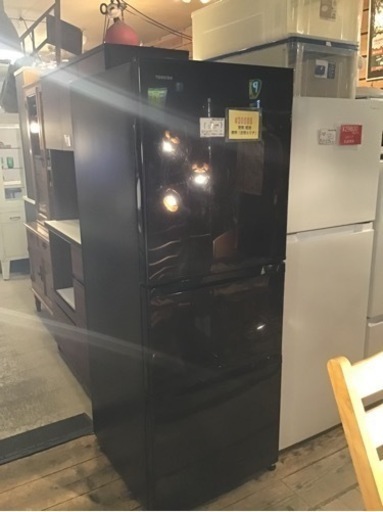 東芝 3ドア冷凍冷蔵庫 GR-G34SY(T) 2015年製