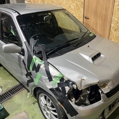 スズキ　kei ターボ　事故車　エンジンかかります。アイドリング...