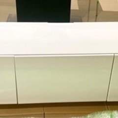 IKEA テレビ台　ローボード　ベストー　白180㎝