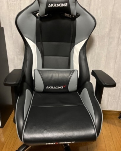 AK Racing Pro-X V2 ゲーミングチェア グレー 美品 - オフィス用家具