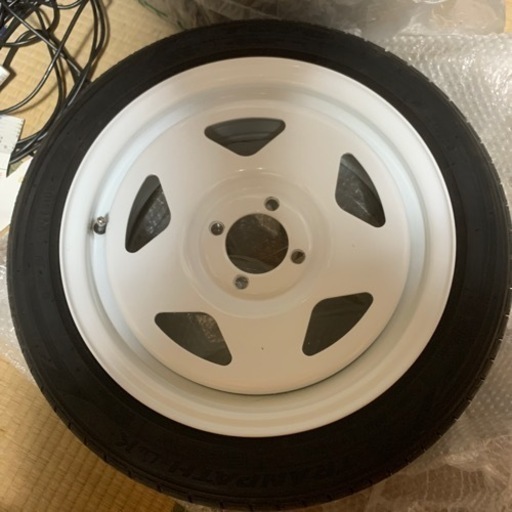 値引きしました TC01 鉄チンホイール 15インチ 6J 4本 タイヤ付き