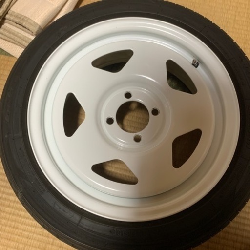 値引きしました TC01 鉄チンホイール 15インチ 6J 4本 タイヤ付き