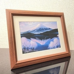 絵画 富士山 額縁 写真立て ★GW限定価格