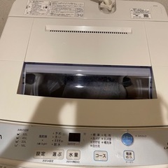 【急ぎです】　AQUA 6.0kg 洗濯機　2019年購入　無料...