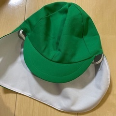 新品‼︎保育園★緑のカラー帽子
