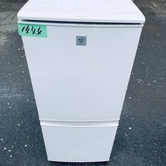 1444番 シャープ✨冷凍冷蔵庫✨SJ-PD14A-C‼️