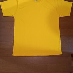Tシャツ黄色(ドライシルキータッチ)Mサイズ