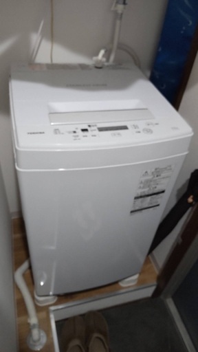 お話し中。15日夜、16日引き取り限定。TOSHIBA 洗濯機　2020年製