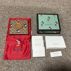 GUCCI ミッキーマウス　財布　二つ折り
