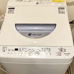 シャープ洗濯機【ES-TG55L-A】