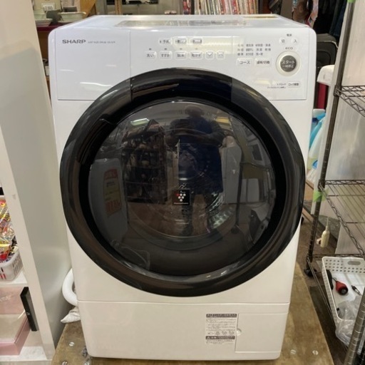 シャープ ES-S7F-WR ドラム式洗濯乾燥機 (洗濯7.0kg 乾燥3.5kg・右開き)５年保証