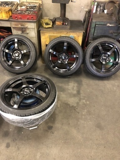 タイヤ、ホイール (現在取り引き中)OZ X-LINE TORINO + (ブリジストン 