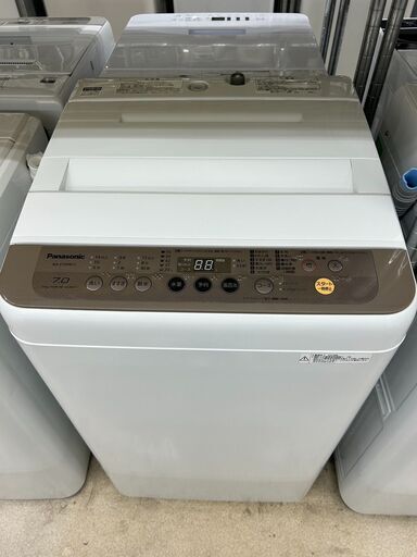Panasonic 7kg洗濯機パナソニック NA-F70BE11 ビッグウェーブ洗浄2018年製7536