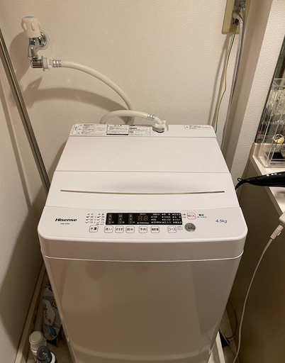 洗濯機 Hisense(ハイセンス) 4.5kg