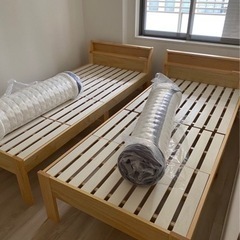 ニトリ　頑丈ロングベッドフレーム　シングルサイズ　4つ