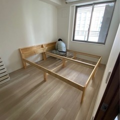 ニトリ　頑丈ロングベッドフレーム　シングルサイズ　4つ