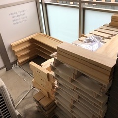 ニトリ　頑丈ロングベッドフレーム　シングルサイズ　4つ