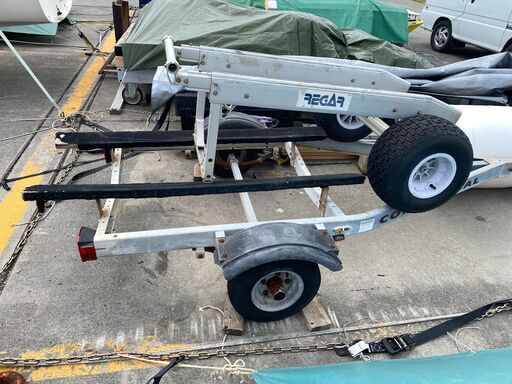 商談中 極太いタイヤ アルミ製 ジェット用小型ボート用の 台車