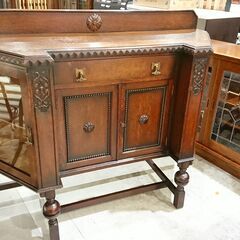 英国アンティーク｜虎斑｜サイドボード