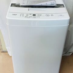 AQUA アクア 全自動洗濯機 AQW-S4MBK(W) 4.5...