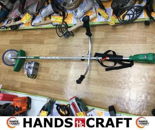 ハイコーキ CG18DA コードレス刈払機 2サイクル 18V バッテリー×1 充電器 中古品 【ハンズクラフト宜野湾店】
