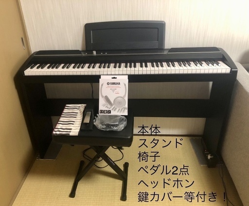 コルグSP-170S電子ピアノ(88鍵タッチ機能付き)一式　(椅子、スタンド等付き)