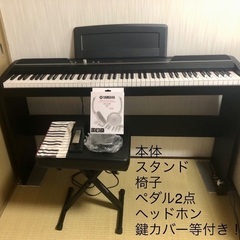 コルグSP-170S電子ピアノ(88鍵タッチ機能付き)一式　(椅...