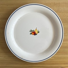 27cmシンプルなイラストの陶器皿