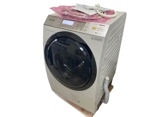 JY Panasonic ななめドラム式洗濯乾燥機 洗濯11kg 乾燥6kg 左開き NA-VX8700L 2017年 美品 動確済