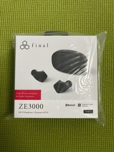 【新品未開封】final ZE3000 完全ワイヤレスイヤホン ブラック