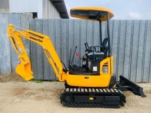 KOMATSU コマツ PC18MR-3 ★2013年★857h ミニユンボ油圧ショベル 可変脚 マルチ付 配管付 ゴムパッド,バッテリー新品