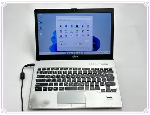 送料無料 保証付 日本製 13.3型 ノートパソコン 富士通 S935/K 中古 第5世代Core i5 4GB 高速SSD 無線 Bluetooth Webカメラ Windows11 Office