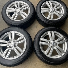 AQUA 15インチ4穴 ホイールスタッドレス4本セット