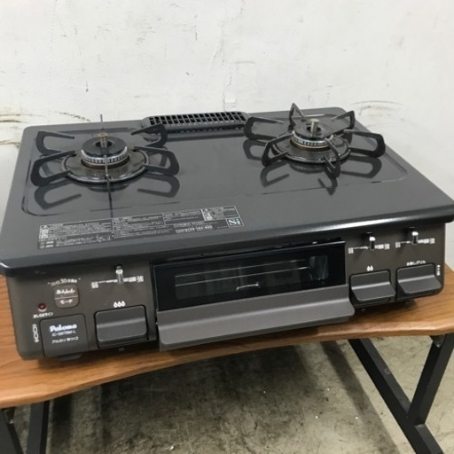 ロ2304-242 ガステーブル　パロマ　IC-S87BM-L  LPガス用　傷、汚れあり