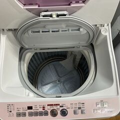 6017 シャープ 洗濯機 2014年製 5.5㎏ ES-T55E7 乾燥機能付き 動作良好
