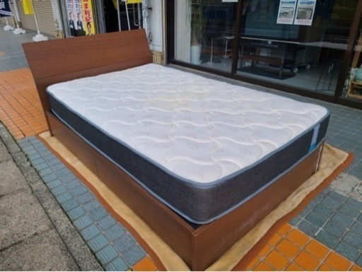 ※終了※ニトリ★セミダブルベッド★引き出し付き
